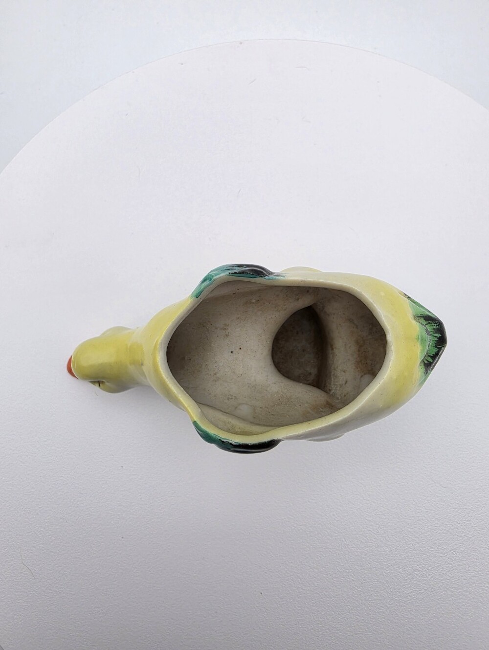Vintage Mid Century Whimsical Mini Ceramic Duck Planter - Made in Japan - Picture 8 of 12